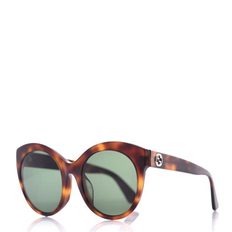 gucci 64mm round sunglasses|Gucci round tortoise sunglasses.